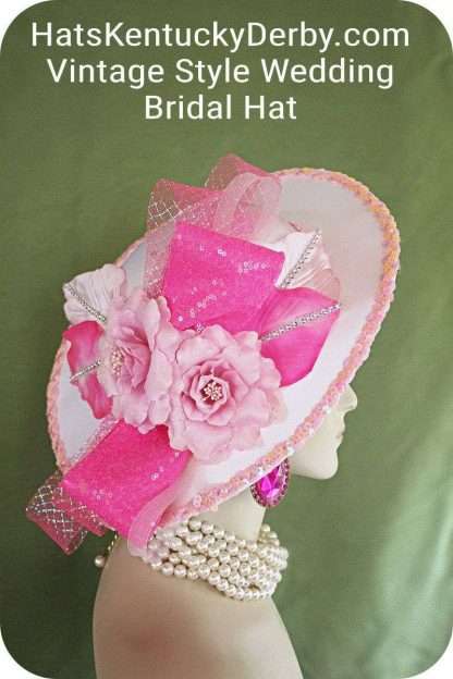 Occasion Wedding Bridal Hat By NYFashionHats.com