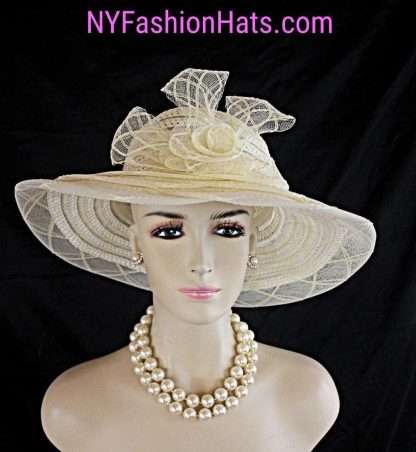 Occasion Wedding Bridal Hat By NYFashionHats.com