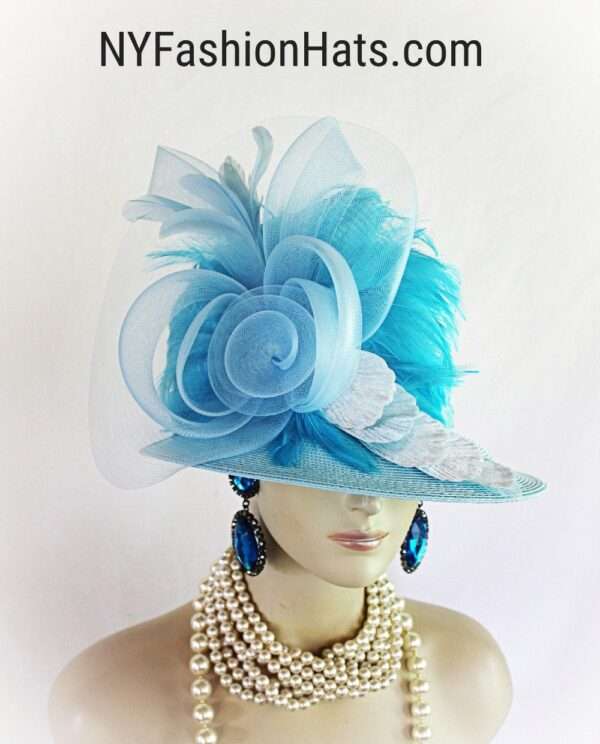 Blue 2024 formal hats