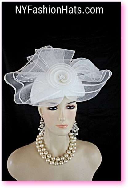 Occasion Wedding Bridal Hat By NYFashionHats.com