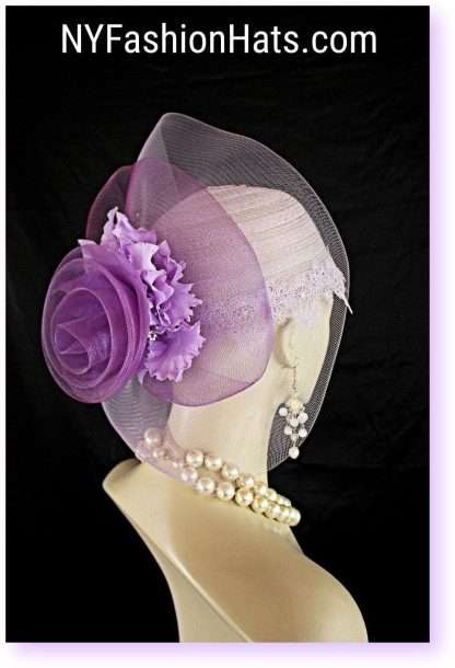 Occasion Wedding Bridal Hat By NYFashionHats.com