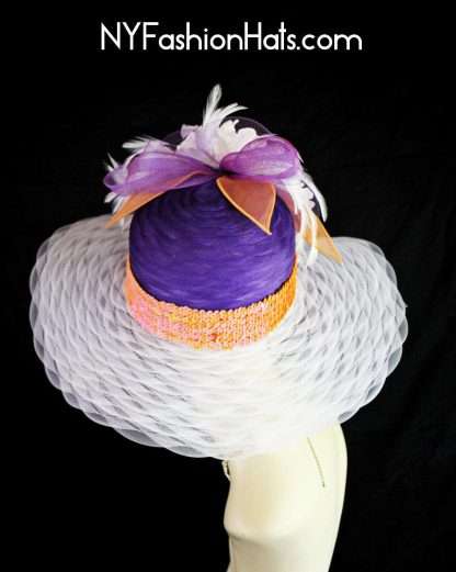 Occasion Wedding Bridal Hat By NYFashionHats.com