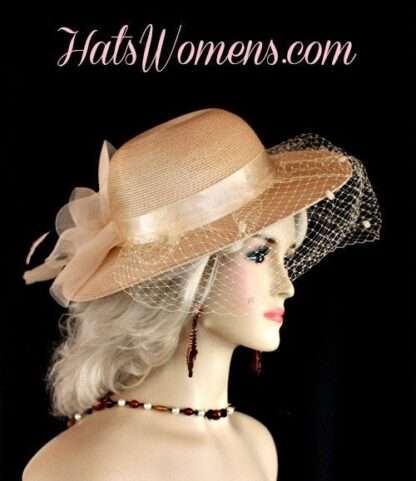 Occasion Wedding Bridal Hat By NYFashionHats.com