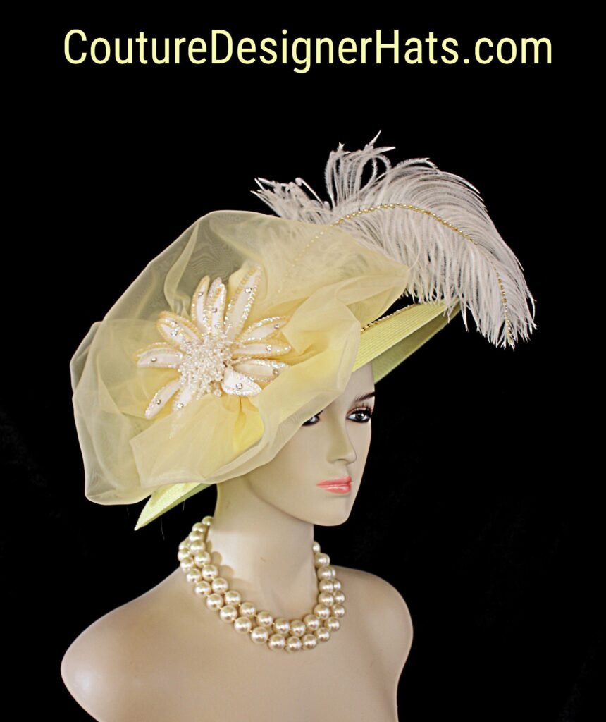 Haute Couture Designer Avant Garde Fashion Hats For Women
