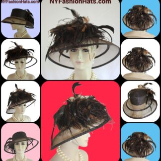 Haute Couture Designer Avant Garde Fashion Hats For Women